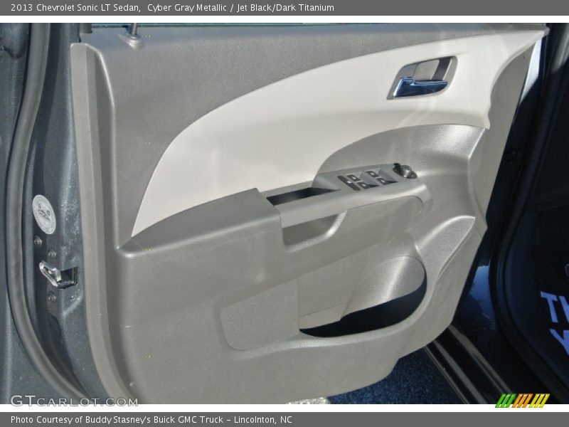 Cyber Gray Metallic / Jet Black/Dark Titanium 2013 Chevrolet Sonic LT Sedan