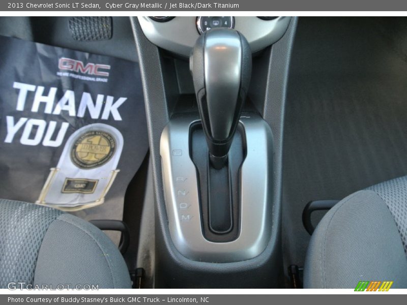 Cyber Gray Metallic / Jet Black/Dark Titanium 2013 Chevrolet Sonic LT Sedan