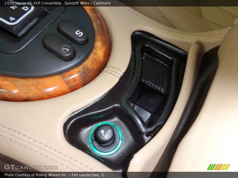 Spindrift White / Cashmere 2000 Jaguar XK XKR Convertible