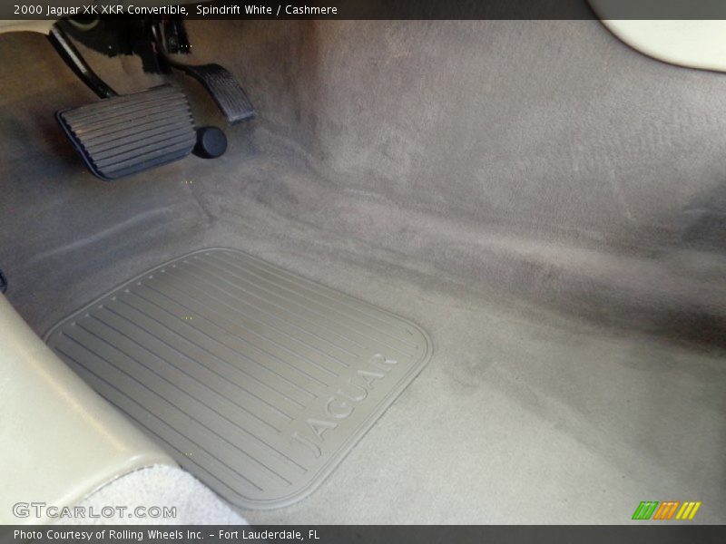 Spindrift White / Cashmere 2000 Jaguar XK XKR Convertible