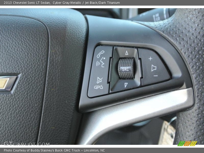 Cyber Gray Metallic / Jet Black/Dark Titanium 2013 Chevrolet Sonic LT Sedan