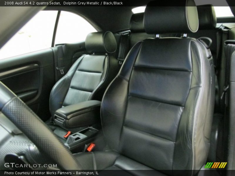 Front Seat of 2008 S4 4.2 quattro Sedan
