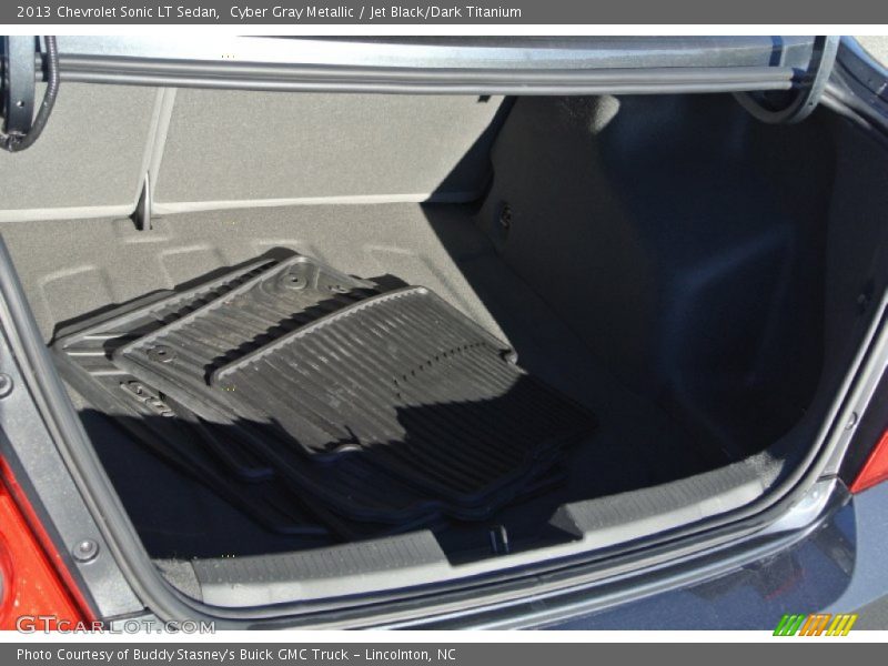 Cyber Gray Metallic / Jet Black/Dark Titanium 2013 Chevrolet Sonic LT Sedan