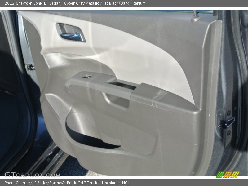Cyber Gray Metallic / Jet Black/Dark Titanium 2013 Chevrolet Sonic LT Sedan