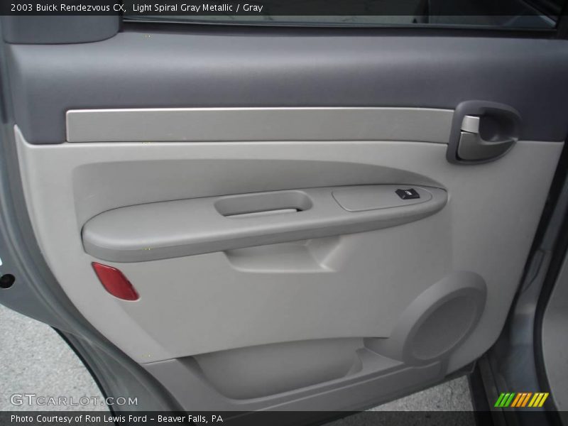 Light Spiral Gray Metallic / Gray 2003 Buick Rendezvous CX