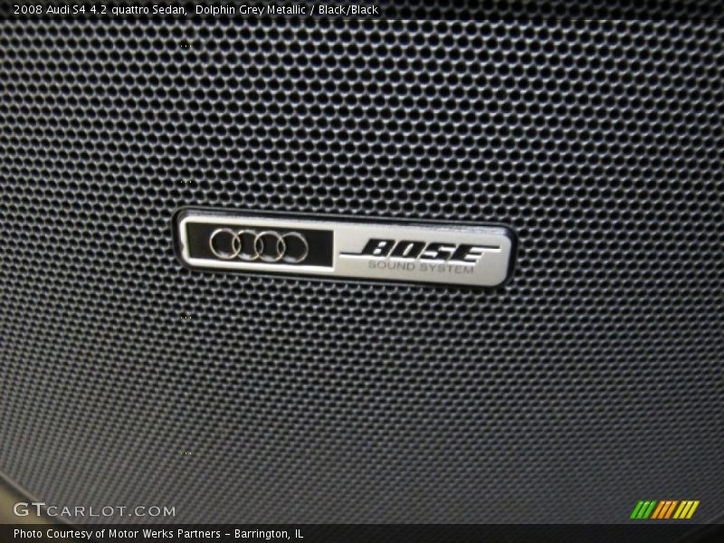 Dolphin Grey Metallic / Black/Black 2008 Audi S4 4.2 quattro Sedan