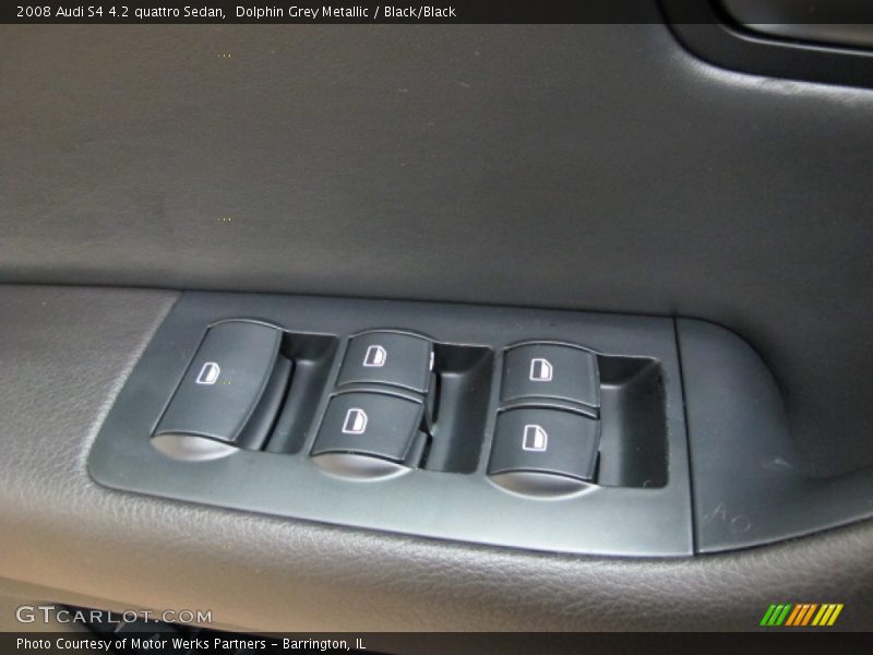 Dolphin Grey Metallic / Black/Black 2008 Audi S4 4.2 quattro Sedan