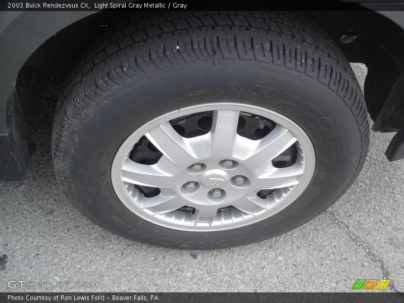 Light Spiral Gray Metallic / Gray 2003 Buick Rendezvous CX