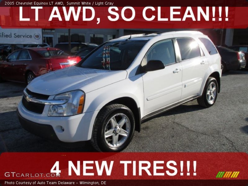Summit White / Light Gray 2005 Chevrolet Equinox LT AWD