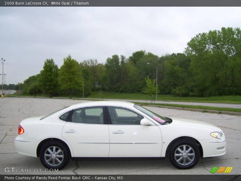 White Opal / Titanium 2009 Buick LaCrosse CX
