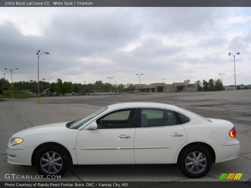 White Opal / Titanium 2009 Buick LaCrosse CX