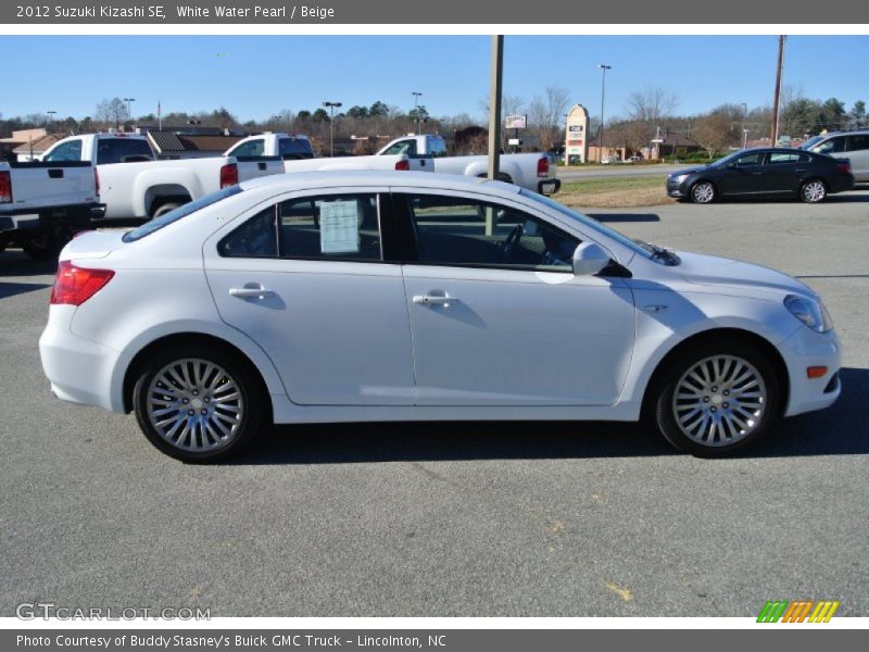 White Water Pearl / Beige 2012 Suzuki Kizashi SE