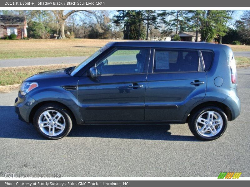 Shadow Black / Black Soul Logo Cloth 2011 Kia Soul +