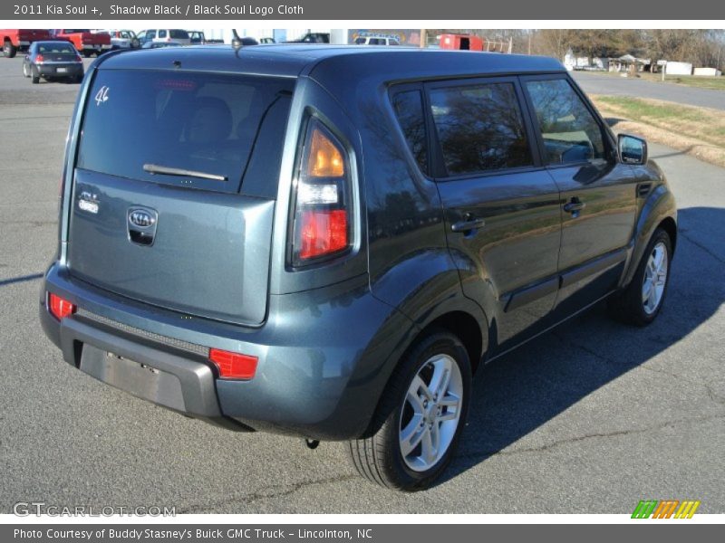 Shadow Black / Black Soul Logo Cloth 2011 Kia Soul +