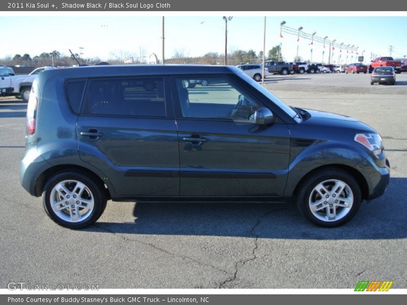 Shadow Black / Black Soul Logo Cloth 2011 Kia Soul +