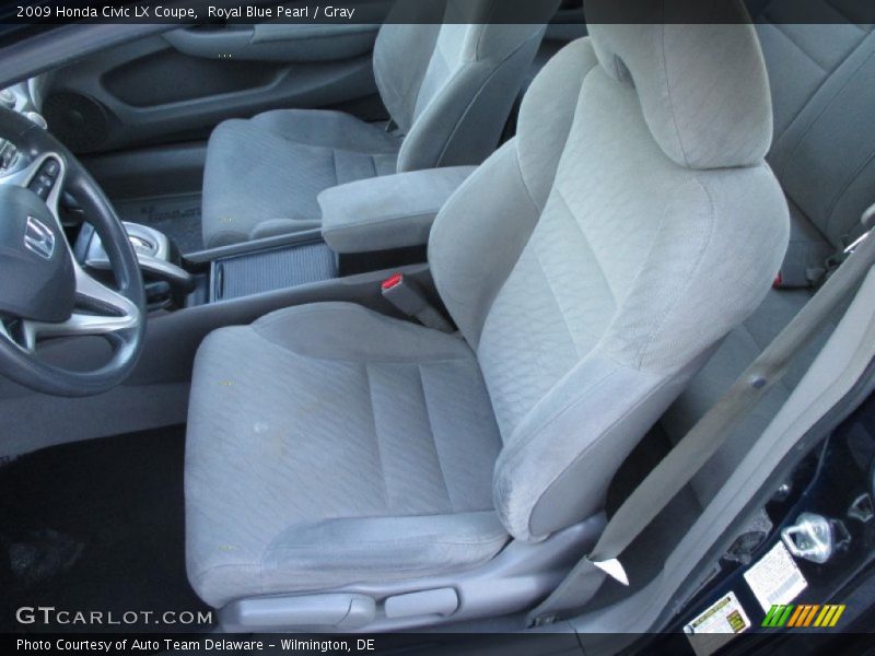 Royal Blue Pearl / Gray 2009 Honda Civic LX Coupe