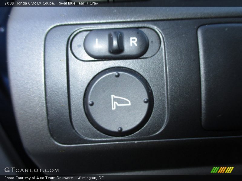 Royal Blue Pearl / Gray 2009 Honda Civic LX Coupe