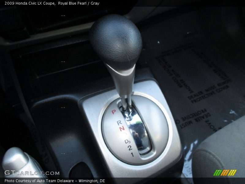 Royal Blue Pearl / Gray 2009 Honda Civic LX Coupe
