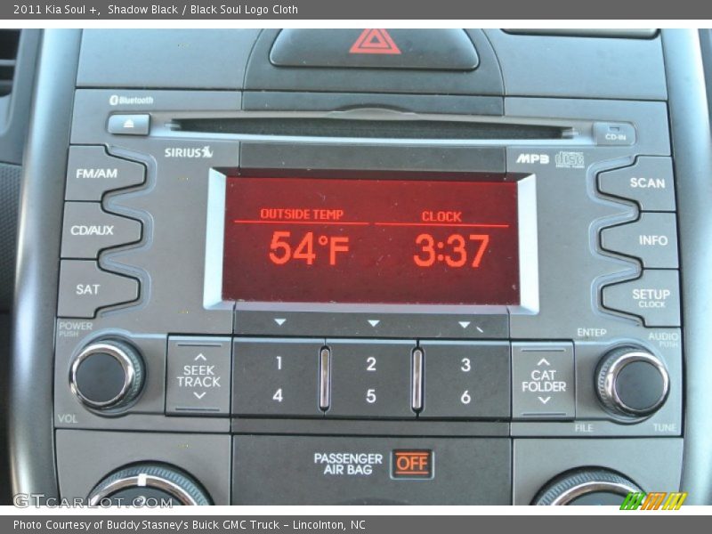 Shadow Black / Black Soul Logo Cloth 2011 Kia Soul +