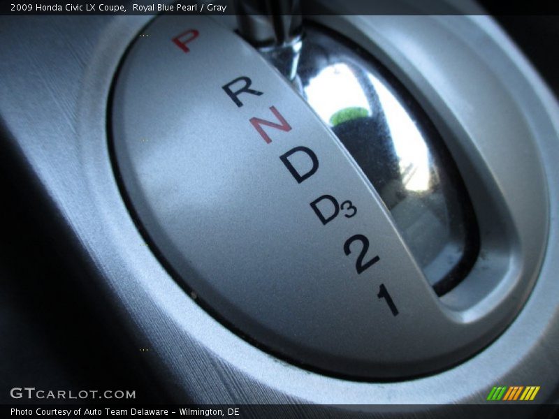 Royal Blue Pearl / Gray 2009 Honda Civic LX Coupe