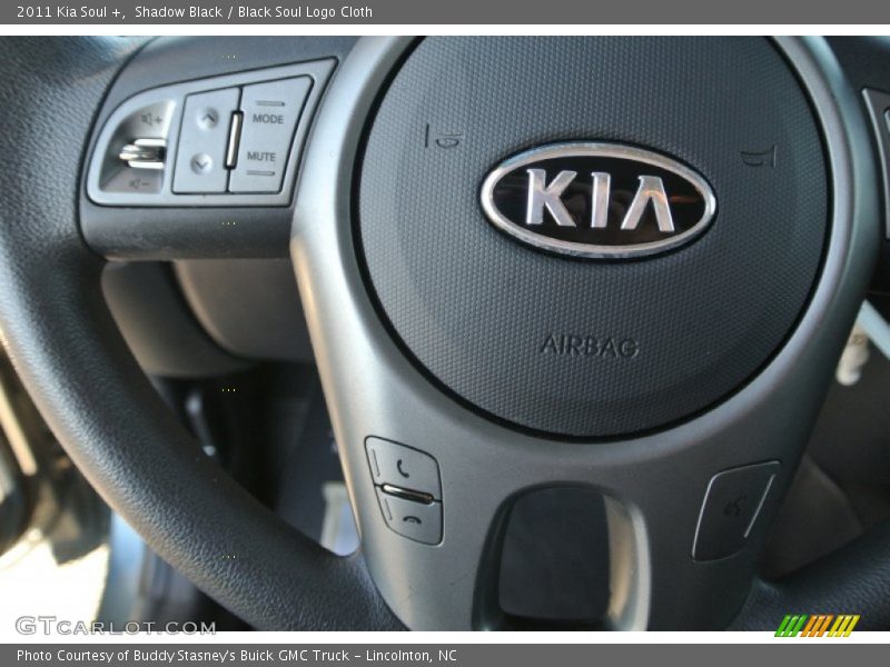 Shadow Black / Black Soul Logo Cloth 2011 Kia Soul +