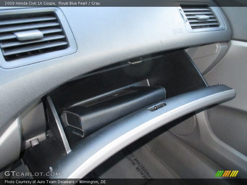 Royal Blue Pearl / Gray 2009 Honda Civic LX Coupe