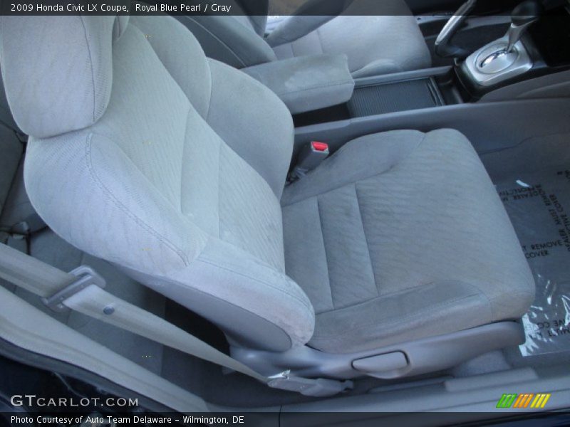 Royal Blue Pearl / Gray 2009 Honda Civic LX Coupe