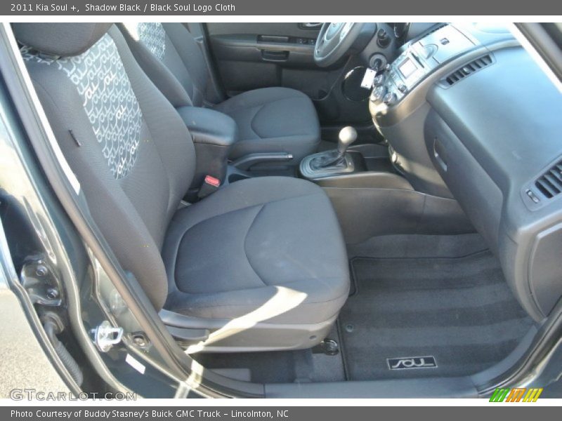 Shadow Black / Black Soul Logo Cloth 2011 Kia Soul +