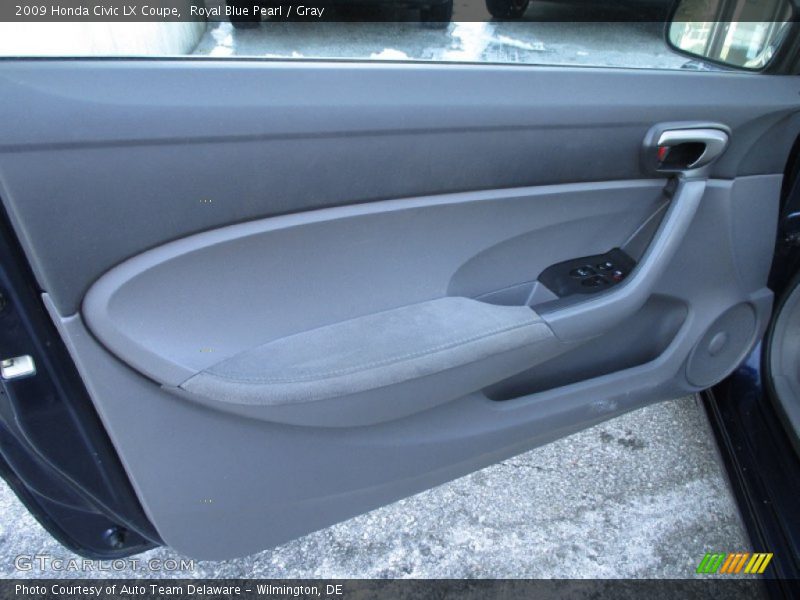 Royal Blue Pearl / Gray 2009 Honda Civic LX Coupe