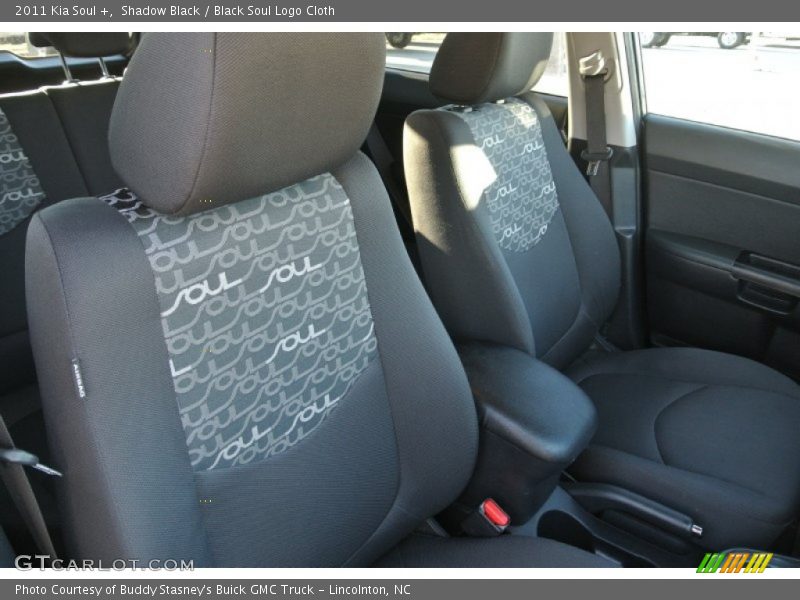 Shadow Black / Black Soul Logo Cloth 2011 Kia Soul +