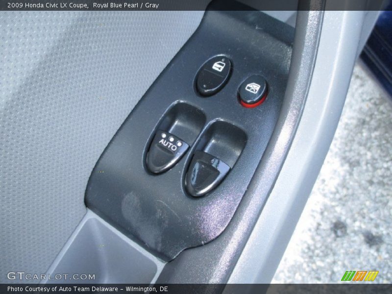 Royal Blue Pearl / Gray 2009 Honda Civic LX Coupe