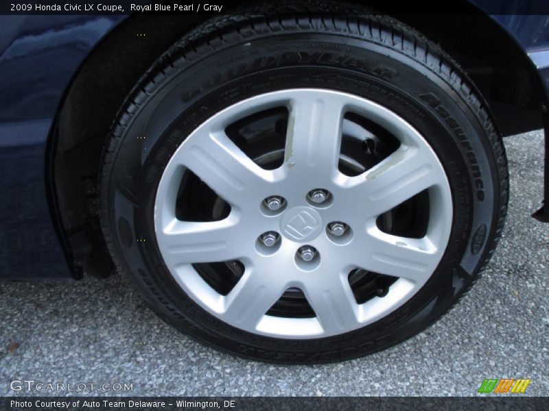 Royal Blue Pearl / Gray 2009 Honda Civic LX Coupe