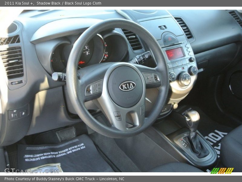 Shadow Black / Black Soul Logo Cloth 2011 Kia Soul +