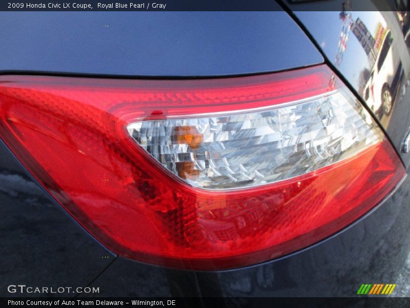 Royal Blue Pearl / Gray 2009 Honda Civic LX Coupe