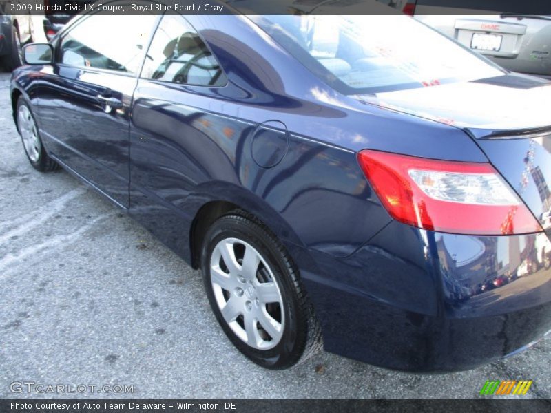 Royal Blue Pearl / Gray 2009 Honda Civic LX Coupe