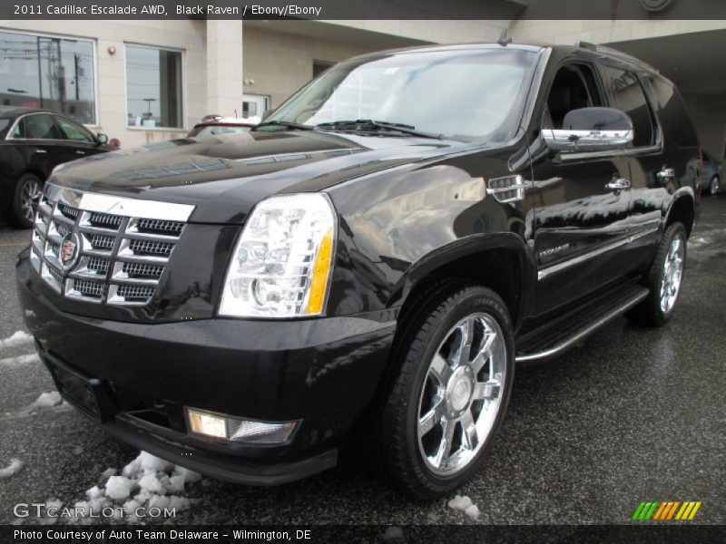 Black Raven / Ebony/Ebony 2011 Cadillac Escalade AWD