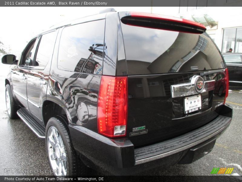 Black Raven / Ebony/Ebony 2011 Cadillac Escalade AWD