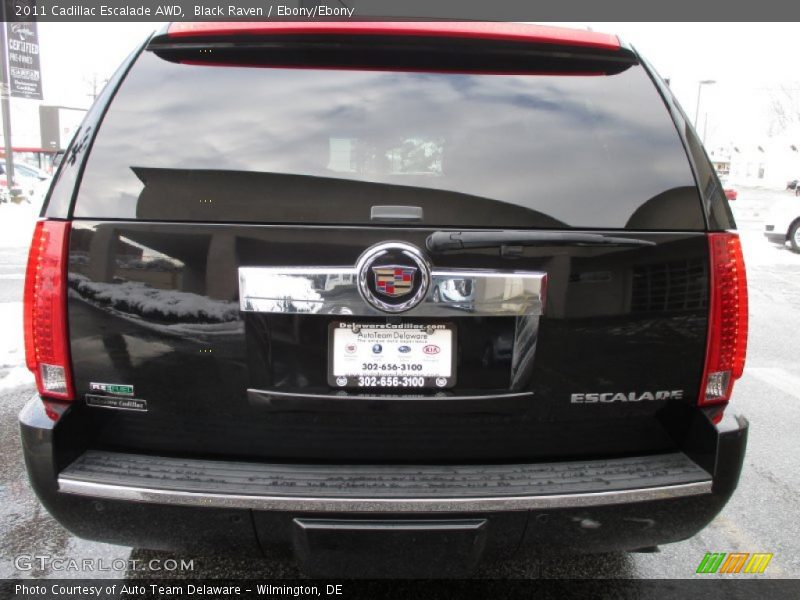 Black Raven / Ebony/Ebony 2011 Cadillac Escalade AWD