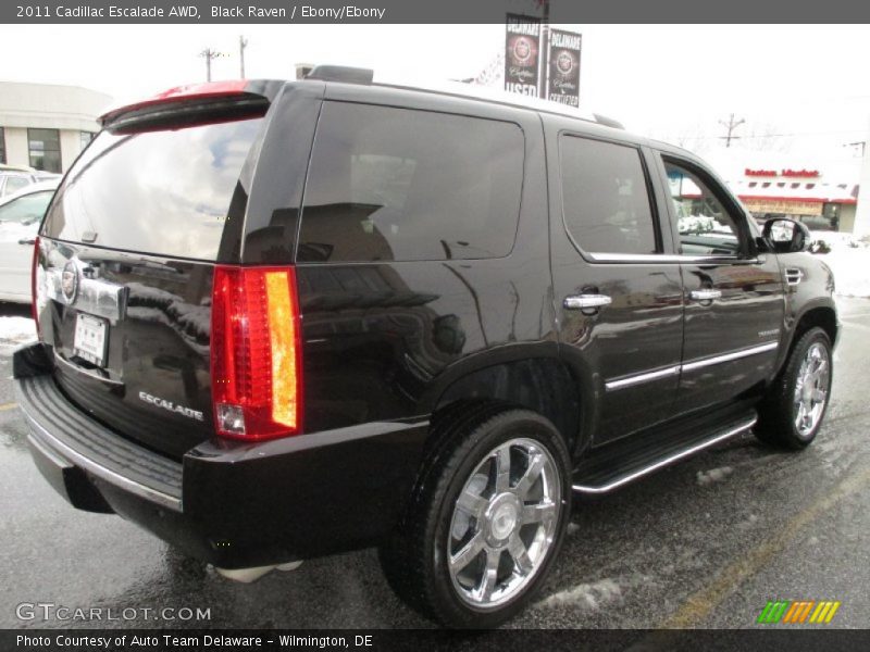 Black Raven / Ebony/Ebony 2011 Cadillac Escalade AWD