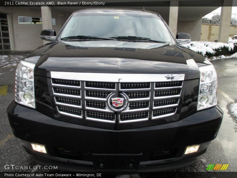 Black Raven / Ebony/Ebony 2011 Cadillac Escalade AWD