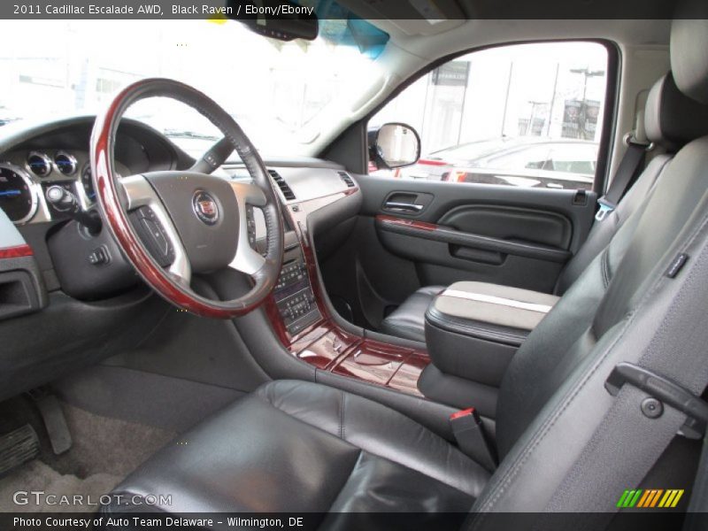 Black Raven / Ebony/Ebony 2011 Cadillac Escalade AWD