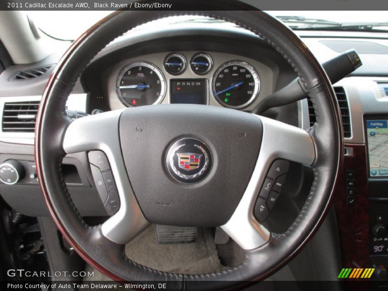 Black Raven / Ebony/Ebony 2011 Cadillac Escalade AWD