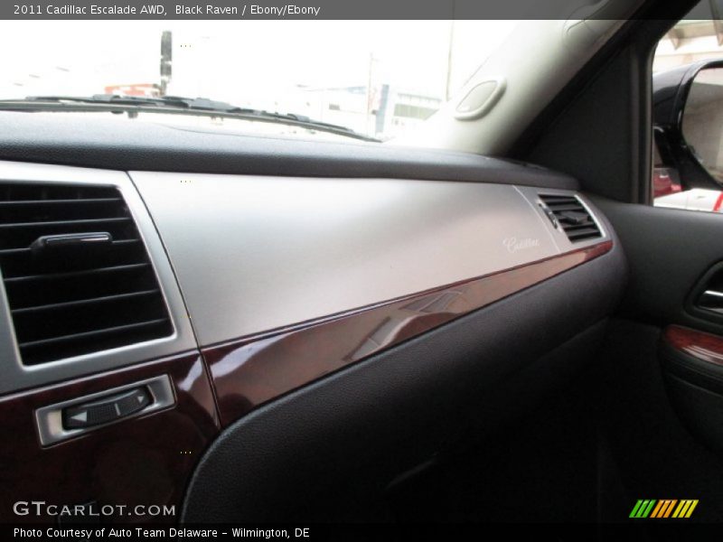 Black Raven / Ebony/Ebony 2011 Cadillac Escalade AWD