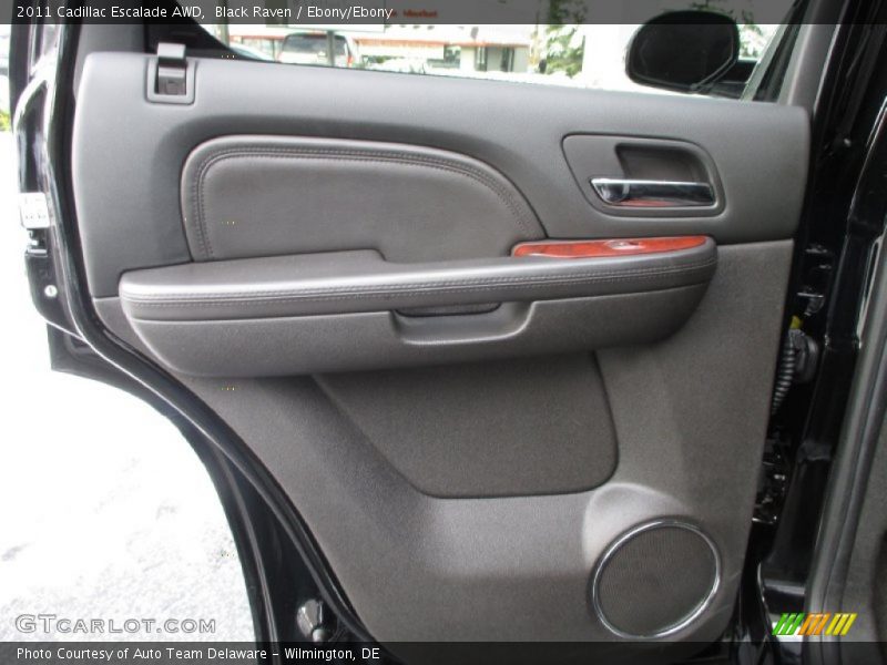 Black Raven / Ebony/Ebony 2011 Cadillac Escalade AWD