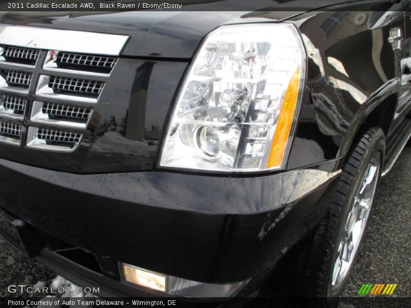 Black Raven / Ebony/Ebony 2011 Cadillac Escalade AWD