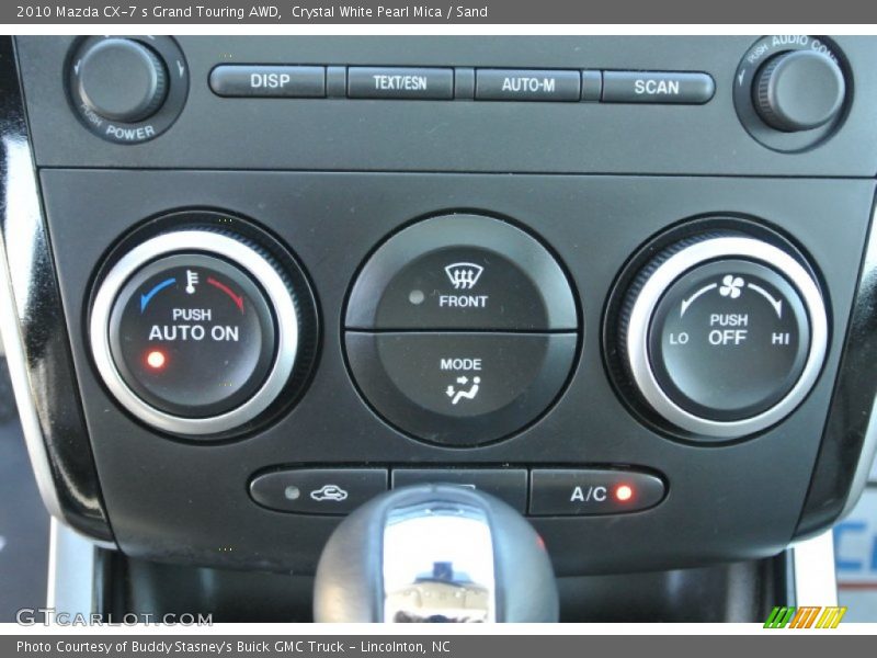 Controls of 2010 CX-7 s Grand Touring AWD