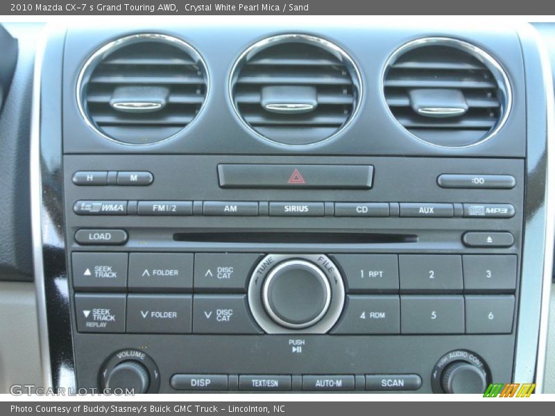 Crystal White Pearl Mica / Sand 2010 Mazda CX-7 s Grand Touring AWD