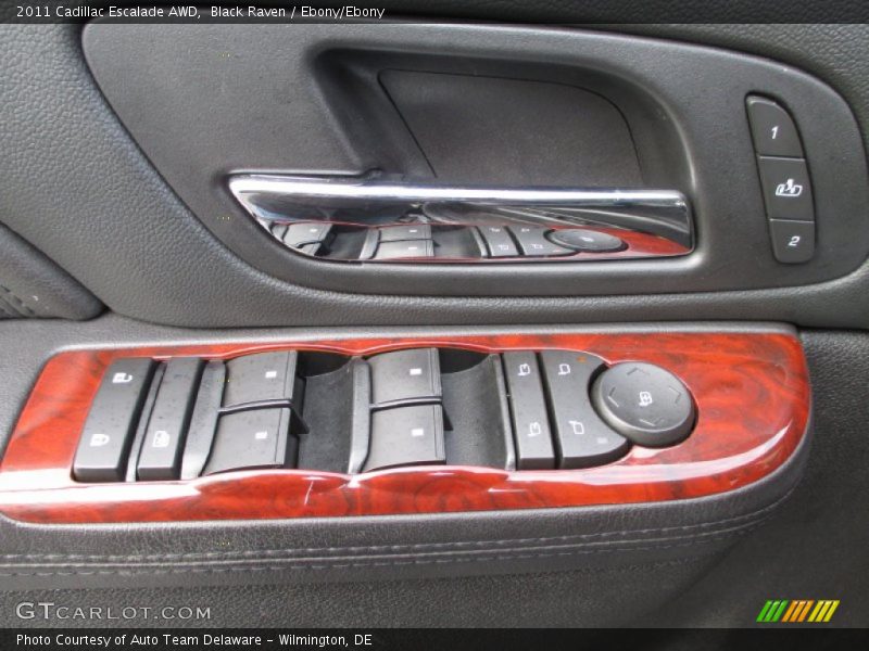 Black Raven / Ebony/Ebony 2011 Cadillac Escalade AWD