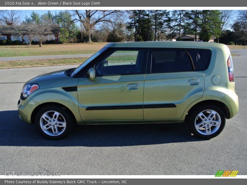 Alien Green / Black Soul Logo Cloth 2010 Kia Soul +