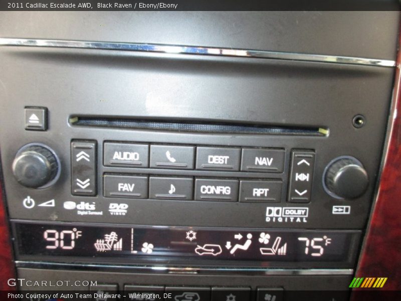 Black Raven / Ebony/Ebony 2011 Cadillac Escalade AWD